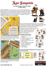 Load image into Gallery viewer, Fiche de présentation en français du jeu Ager Sanguinis