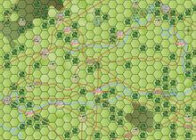 Charger l'image dans la galerie, Carte de campagne pour le jeu The Anarchy représentant le sud-ouest de l'Angleterre.