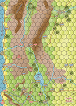 Load image into Gallery viewer, Carte de campagne du jeu Montgisard, représentant la Galilée.