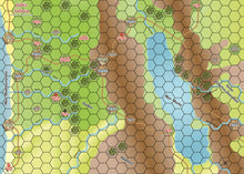 Load image into Gallery viewer, Carte de campagne du jeu Montgisard, représentant la Judée.