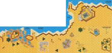 Load image into Gallery viewer, Exemple d'assemblage de la carte La Chapelle du jeu Guiscard avec d'autres cartes.