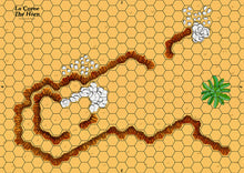 Load image into Gallery viewer, Carte pour le jeu Montgisard représentant une colline en forme de corne.