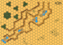 Charger l'image dans la galerie, Carte pour le jeu Diex Aïe 2 représentant un fossé.