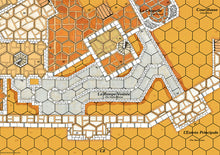 Load image into Gallery viewer, Carte additionnelle pour le jeu Montgisard représentant la rampe voutée permettant d'accéder au Crac (Krak) des Chevaliers.
