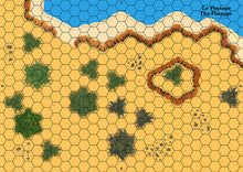 Load image into Gallery viewer, Carte "Le Passage" pour les jeux de la série Cry Havoc.