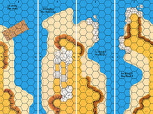 Load image into Gallery viewer, Ensemble de 4 cartes de jonction pour le jeu Guiscard