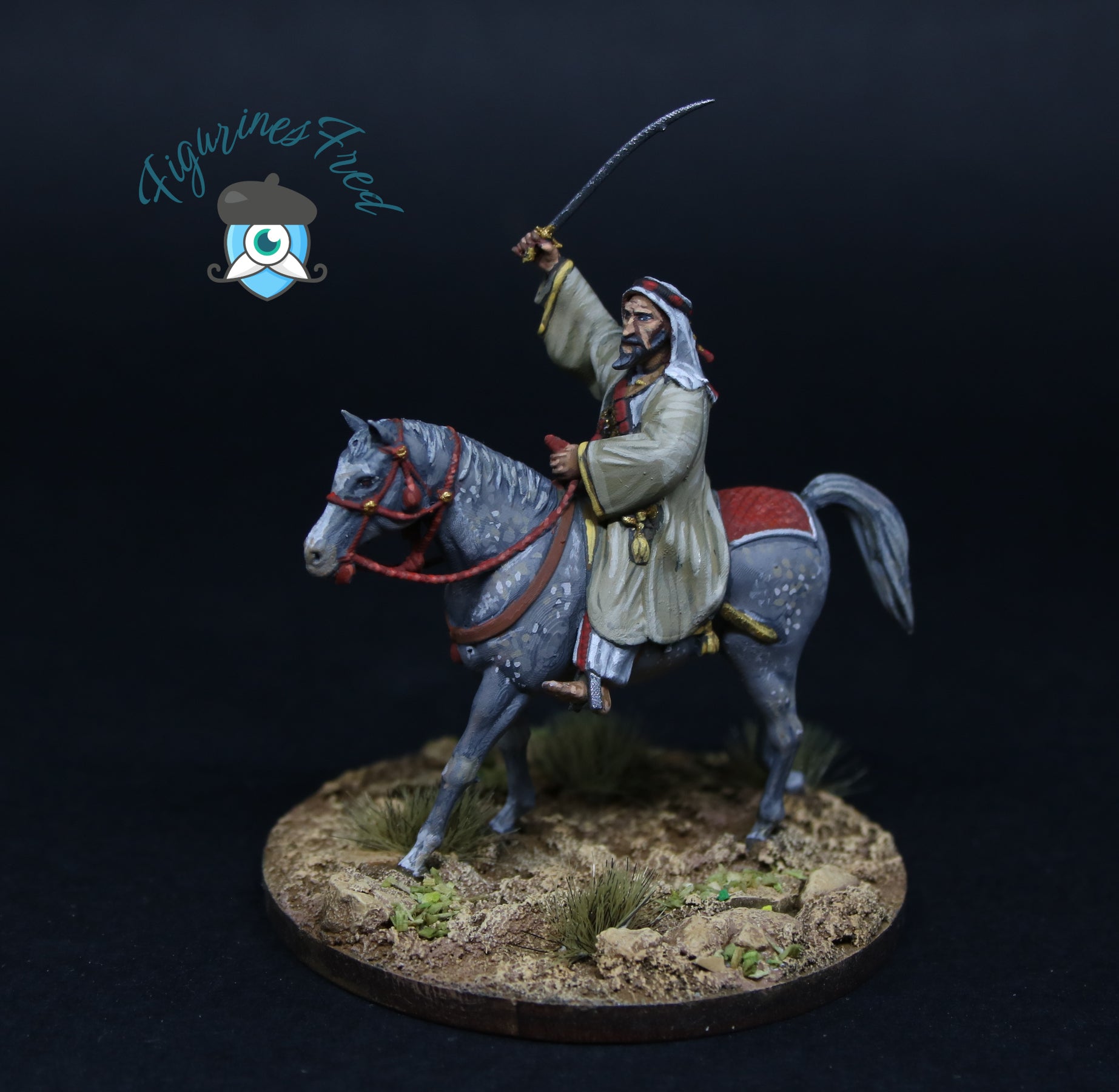 Aouda, Sheikh of the Howeitat and his horsemen – Historic-One