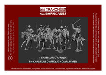 Load image into Gallery viewer, 6 French &quot;Chasseurs d&#39;Afrique&quot; Cavalrymen
