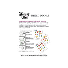 Load image into Gallery viewer, Barons' War Shield Decals (01)
